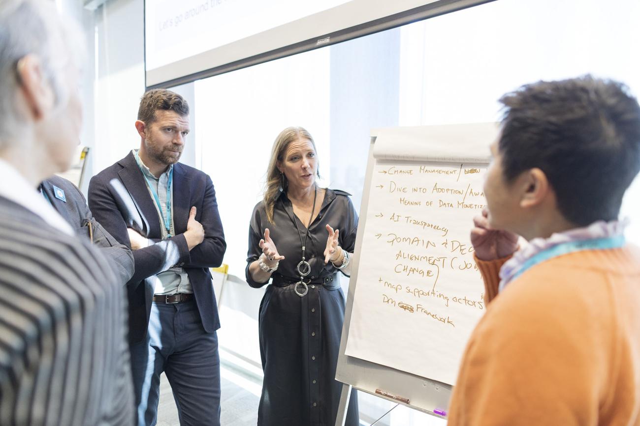 Four MIT CISR event attendees discuss CISR research