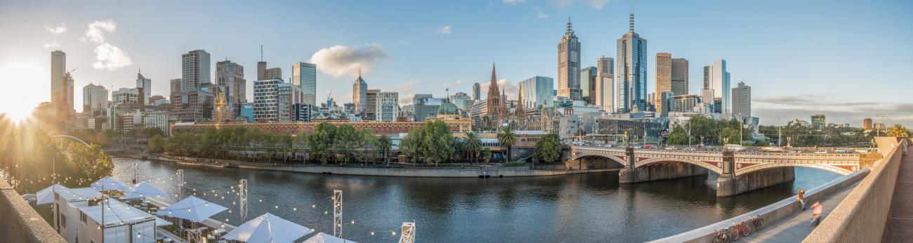 View of Melbourne