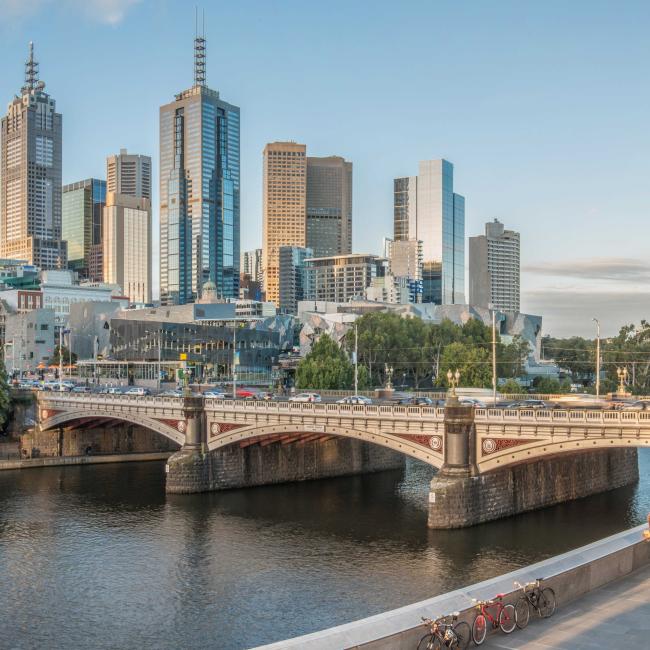 Image of a bridge in Melburne